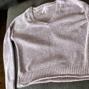 soft v neck long sleeve